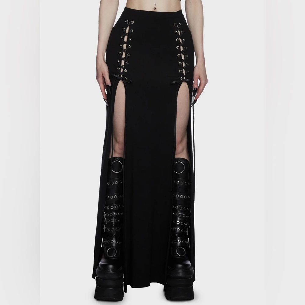 DOLLS KILL Glitch In the Matrix Maxi Skirt